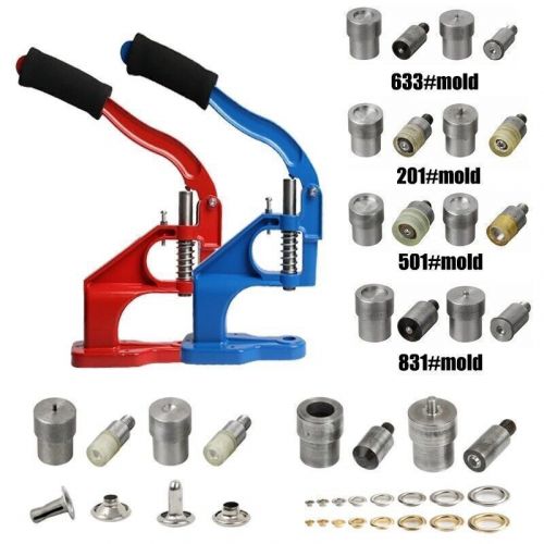 Aluminum Hand Punch Press Tools Durable Snap Buttons Sewing Craft Accessories, US $12.42, image 50