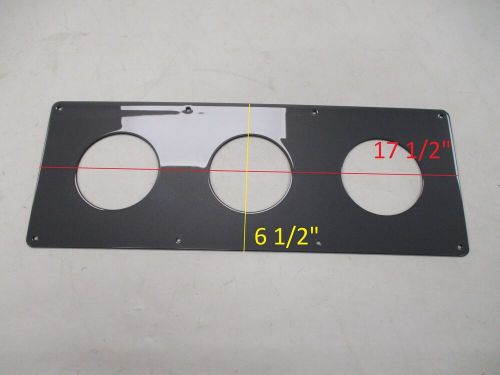 ALUMINUM BLANK GAUGE PANEL METALLIC GRAY 17 1/2" L X 6 1/2" H 230108955 BOAT, US $29.95, image 6