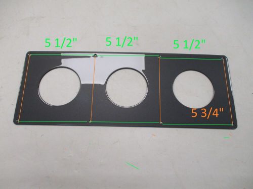 ALUMINUM BLANK GAUGE PANEL METALLIC GRAY 17 1/2" L X 6 1/2" H 230108955 BOAT, US $29.95, image 7