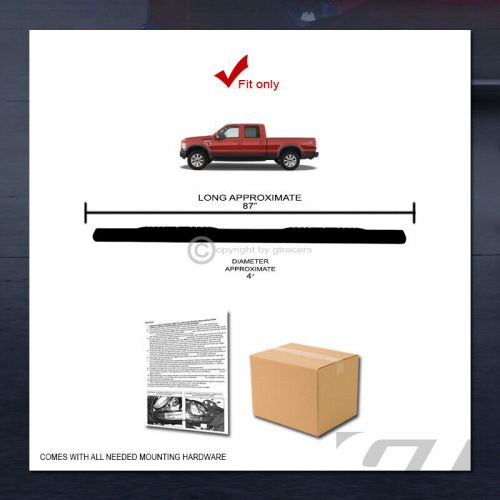 For 1999-2016 F250/F350 SD Crew 4" Matte Black Oval Side Step Nerf Bars Boards, US $162.00, image 2