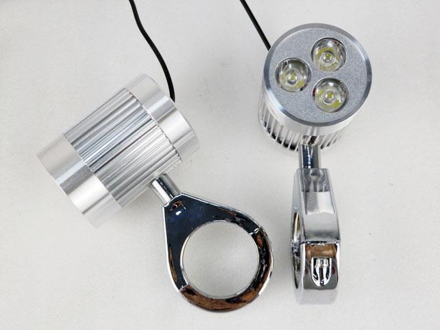 2 x 41mm led spot fog cree head light for dirt bike dual sport atv utv