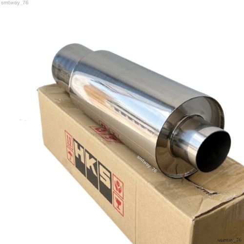 HI-POWER UNIVERSAL SINGLE EXHAUST MUFFLER Inlet 2.5 Outlet 4.0 Inches HKS OEM, US $99.90, image 3