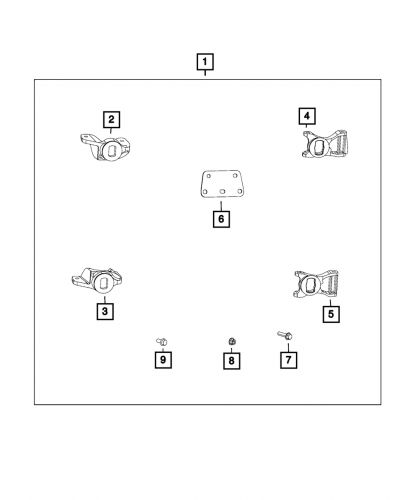 Genuine Mopar Tie Down Hook Bracket 68195992AC, US $62.50, image 2