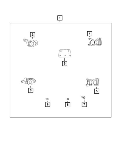 Genuine Mopar Tie Down Hook Bracket 68195992AC, US $62.50, image 4