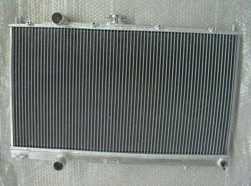 Aluminum radiator for 1996-2001 1999 2000 mitsubishi lancer evo 4 5 6 iv/v/vi mt