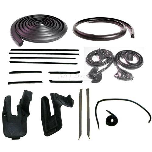 Find Weatherstrip Kit Door Roofrail Sweep Seal Set for 6869 Camaro