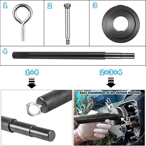 Gimbal Bearing Puller Remover Install Alignment Tools For Mercruiser Alpha Bravo, US $106.60, image 8