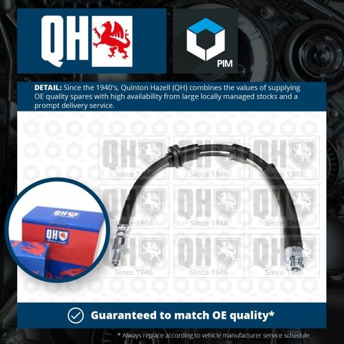Brake Hose fits FIAT PUNTO 188, 199 1.4 Front 2003 on Hydraulic QH 46760308 New, US $, image 2