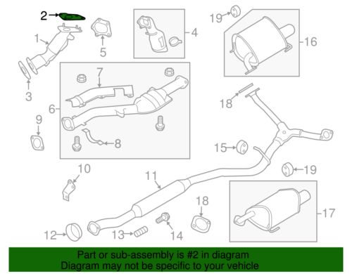 Genuine Subaru Front Pipe Gasket 44022aa150, US $21.76, image 6