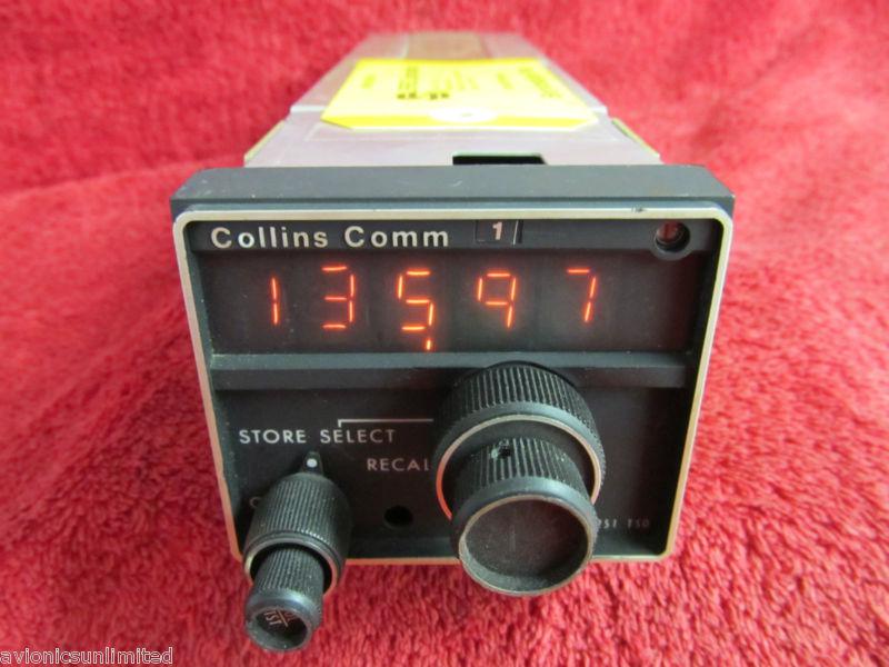 14v collins avionics model vhf-251 communication transceiver *warranty*