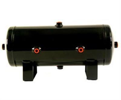 Air lift 10980 air tank 2.0 gallon black six 1/4" ports each