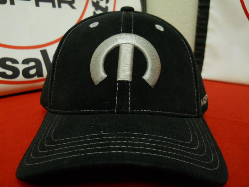 Dodge mopar apparel black white and gray two tone 3d stitching baseball hat cap
