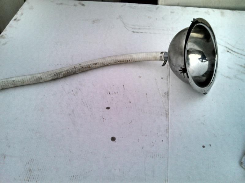 Stainless steel cabin boat sink with hose