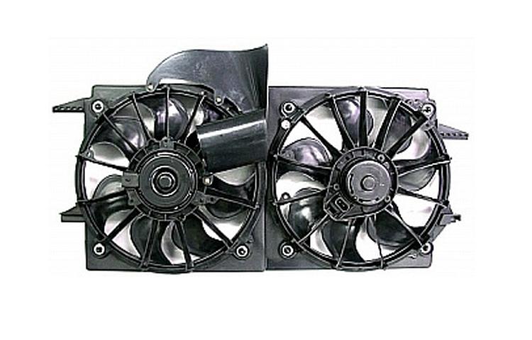 Ac condenser radiator cooling fan assembly pontiac chevy oldsmobile 88986473