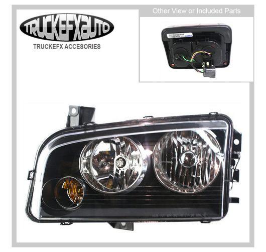 Ch2502163 new headlight lamp driver left side clear lens halogen lh hand