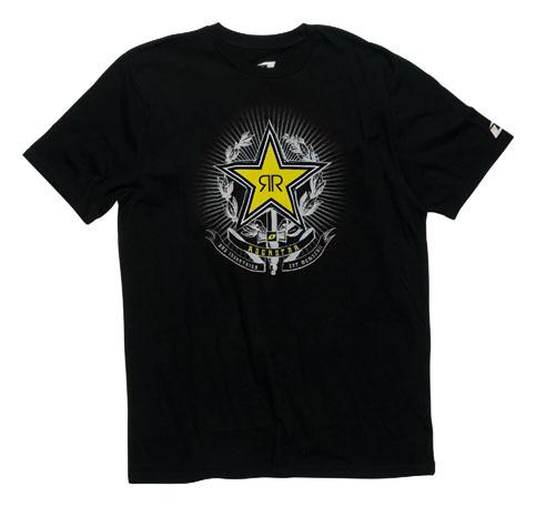 New one industries rockstar herald black tshirt large