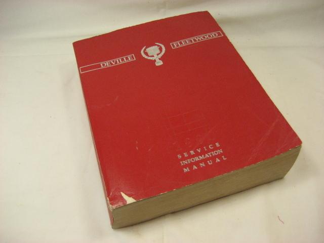 1990 caddilac deville fleetwood  service info  manual 