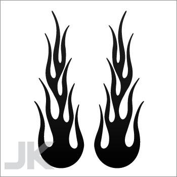 Decal sticker flame car parts motors flames fire racing body tuning 0502 x4fz6