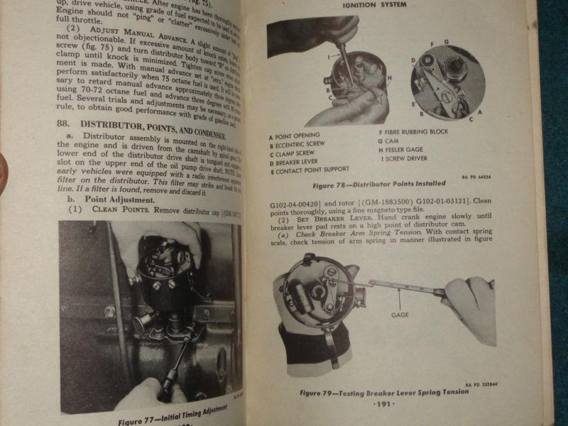 1944 GMC TRUCK 2 1/2 TON 6X6 ARMY SHOP MANUAL / ORIGINAL MAINTENANCE BOOK , US $97.50, image 3