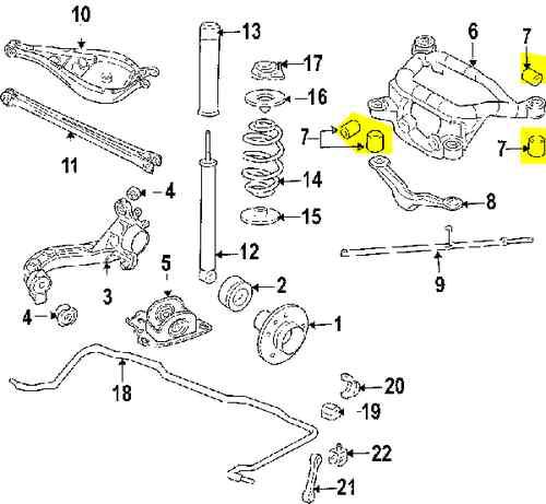 Bmw 33176751808 genuine oem factory original crossmember bushing