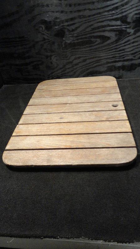  teak locker wood boat hatch cover/storage door (tk40)