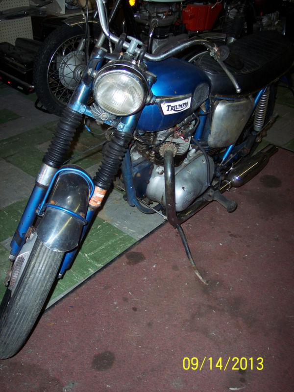 TRIUMPH 1970 T100C FOR PARTS OR RESTORATION NO TITLE BILL OF SALE, US $1,500.00, image 4