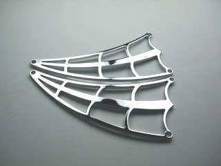 Chrome chopper bobber harley web fender struts cfl t