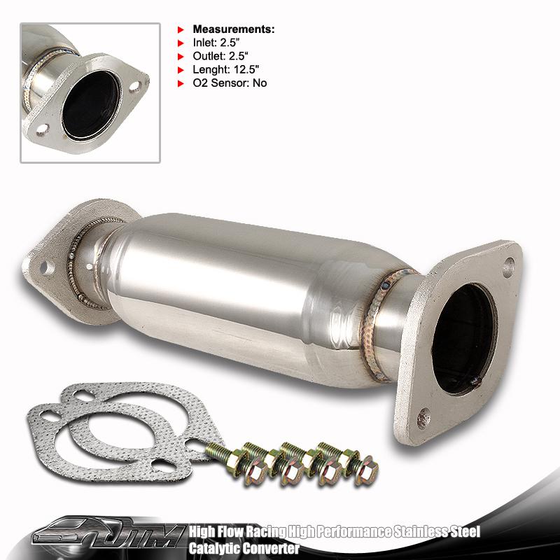 95-99 nissan maxima v6 high flow stainless steel catalytic converter exhaust cat