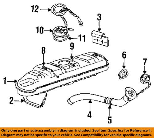 Ford oem f7uz9b593ba fuel system-vapor valve