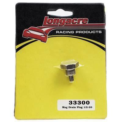 Longacre racing products oil pan drain plugs 3/8 in. npt. magnetic each 33320