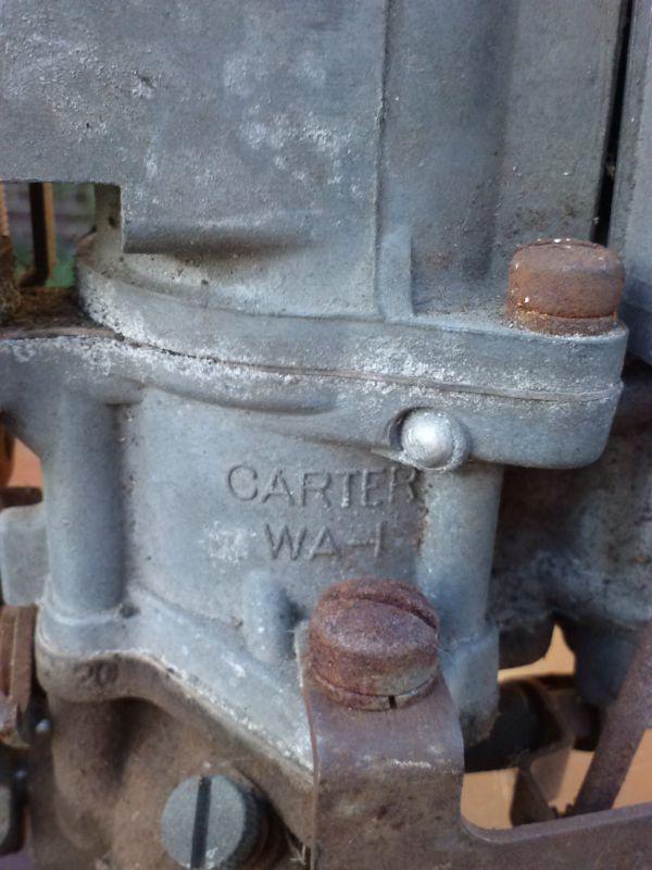 Carter  wa1 carter carburetor vintage estate sale find   ... chevy, buick, 50's