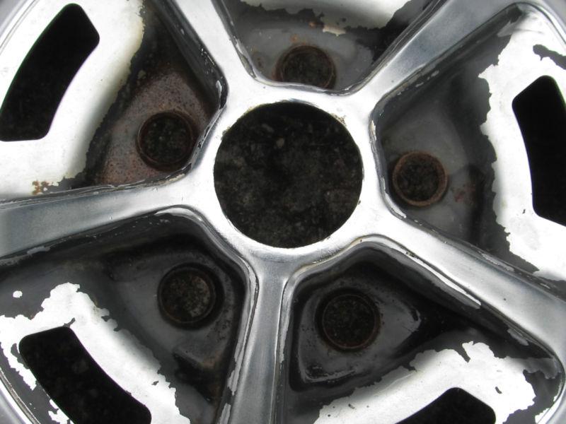 Original OEM 1960's Ford Mustang 14 X 5.5 Magnum 500 Wheel SURVIVOR, US $94.99, image 2