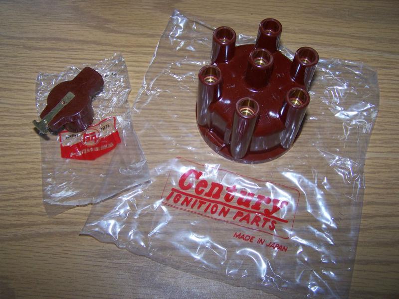 Toyota fj40 fj45 fj55  nos bronze terminal distributor cap and rotor