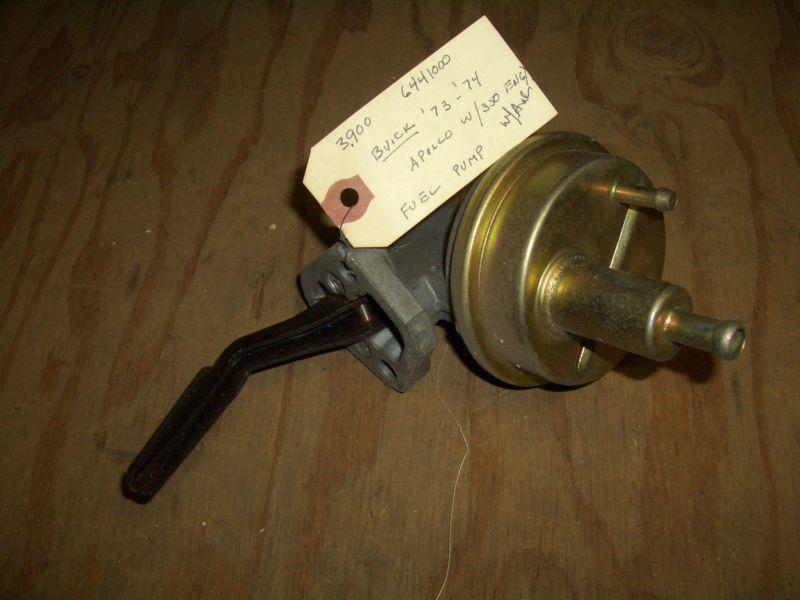 1973,1974 chevrolet nos apollo fuel pump
