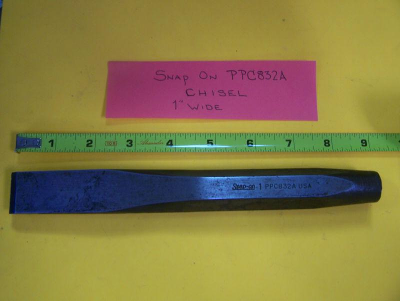 Snap on cold chisel ppc832a nine inches long by one inch wide in great shape