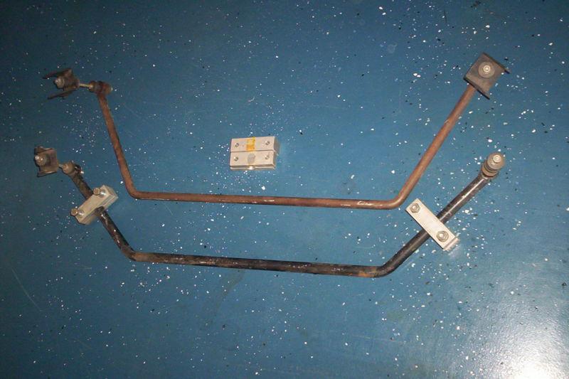 Cobra sway bars front and rear