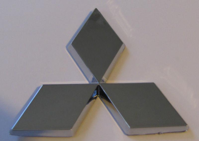 Mitsubishi chrome 88 mm 3.5" inches emblem badge sticker star grille trunk lance