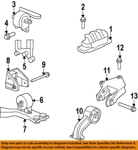 Mopar oem 5085078ac engine & transmission mounting-isolator