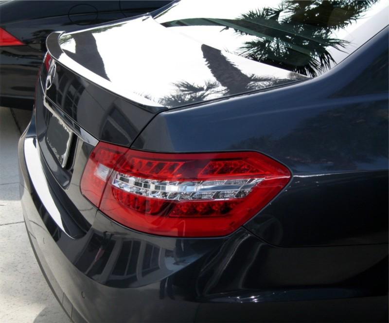 2010+ mercedes e-class sedan w212 factory style rear lip spoiler (painted)