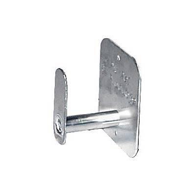 Pit pal wall mount bracket single hanger aluminum natural 3.50"x2.50"x4.00" ea