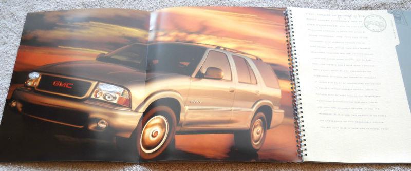 1998 GMC ENVOY PORTFOLIO Sales Brochure Literature