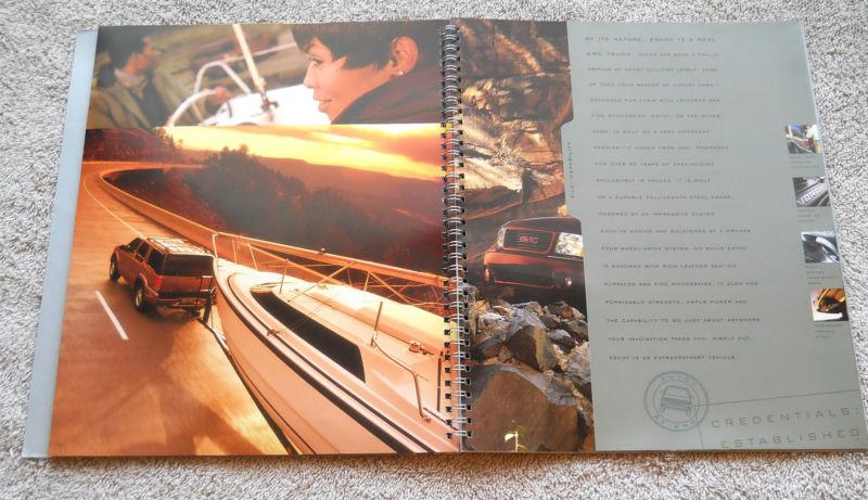 1998 GMC ENVOY PORTFOLIO Sales Brochure Literature