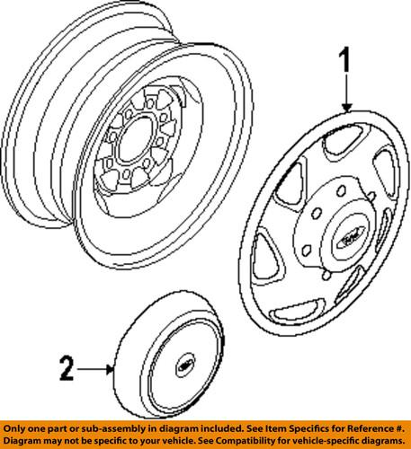Ford oem f8uz1130aa wheels-cover