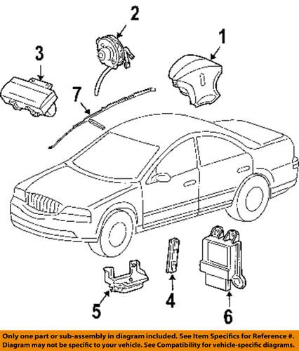 Ford oem xw4z14a664aa air bag-clockspring