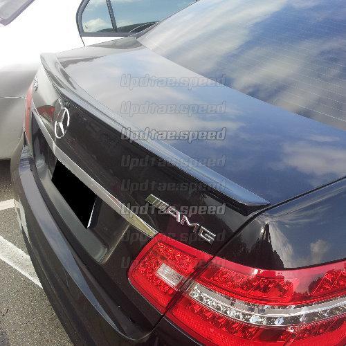 Painted for mercedes benz w212 e class 4dr sedan a type trunk spoiler 10-12  ◙