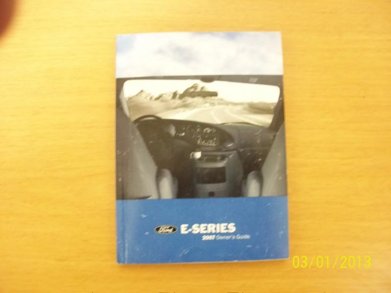 2007 ford e- series   owners manual
