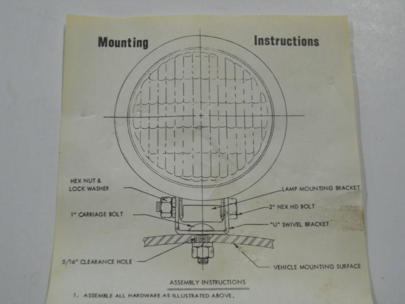 Find Yankee Lighting Vintage 41/2'' Universal Tractor / Work Light
