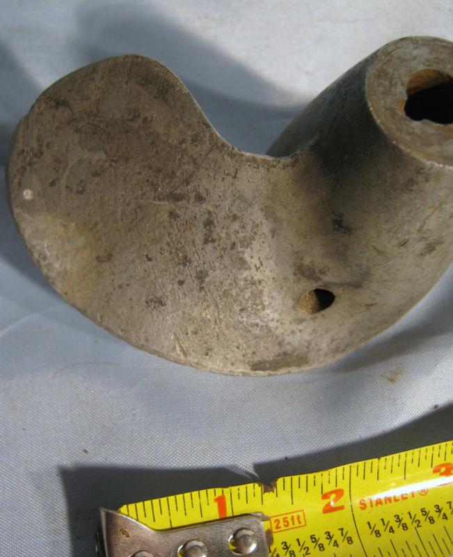 Vintage 2 Blade Aluminum Boat Outboard Propeller For Repair or Decoration, US $8.99, image 2