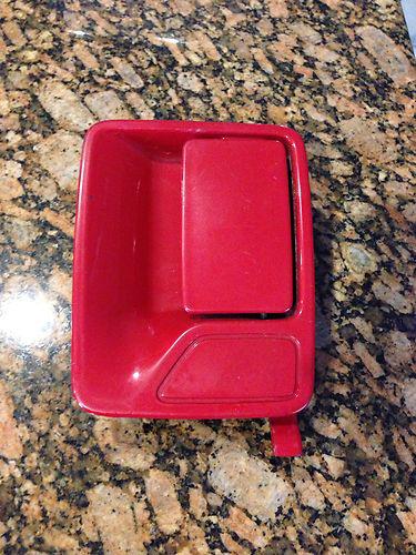 Oem ford excursion f250 f350 pickup truck red exterior door handle rh passenger