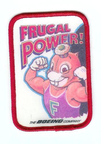Boeing "frugal power" patch  